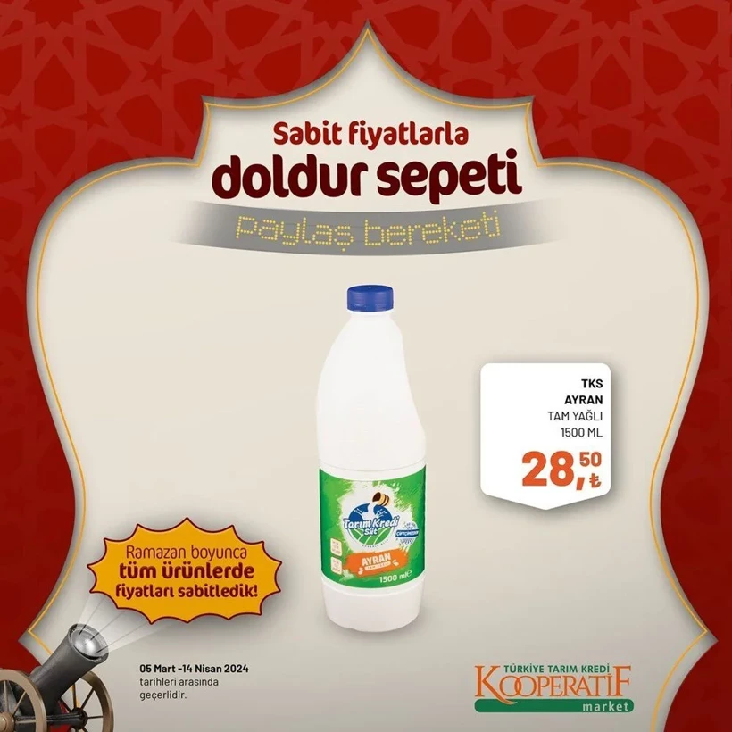 Tarım Kredi Kooperatif Market Ramazan ayı indirimleri! Kooperatif Market 24 Mart-14 Nisan 2024 indirimli ürünler - Resim: 38