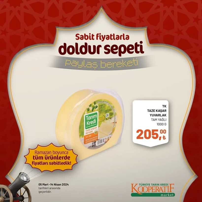 Tarım Kredi Kooperatif Market Ramazan ayı indirimleri! Kooperatif Market 24 Mart-14 Nisan 2024 indirimli ürünler - Resim: 37