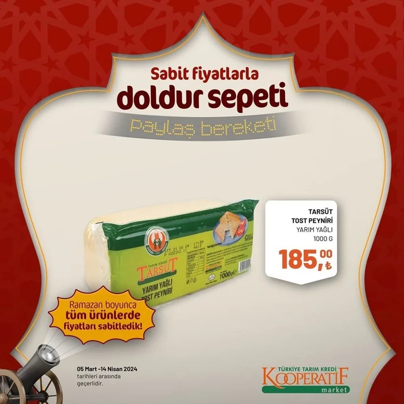 Tarım Kredi Kooperatif Market Ramazan ayı indirimleri! Kooperatif Market 24 Mart-14 Nisan 2024 indirimli ürünler - Resim: 36
