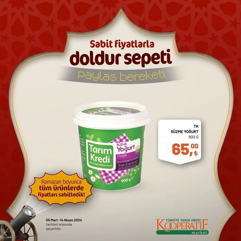 Tarım Kredi Kooperatif Market Ramazan ayı indirimleri! Kooperatif Market 24 Mart-14 Nisan 2024 indirimli ürünler - Resim: 34