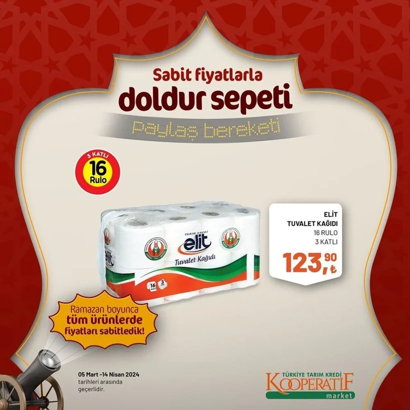 Tarım Kredi Kooperatif Market Ramazan ayı indirimleri! Kooperatif Market 24 Mart-14 Nisan 2024 indirimli ürünler - Resim: 88