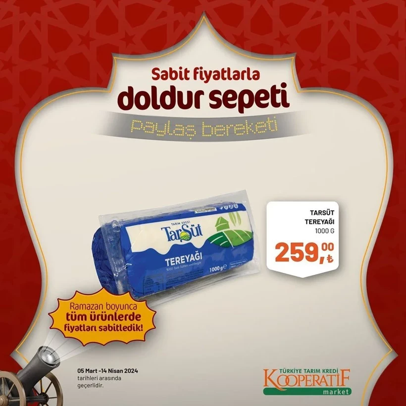 Tarım Kredi Kooperatif Market Ramazan ayı indirimleri! Kooperatif Market 24 Mart-14 Nisan 2024 indirimli ürünler - Resim: 30