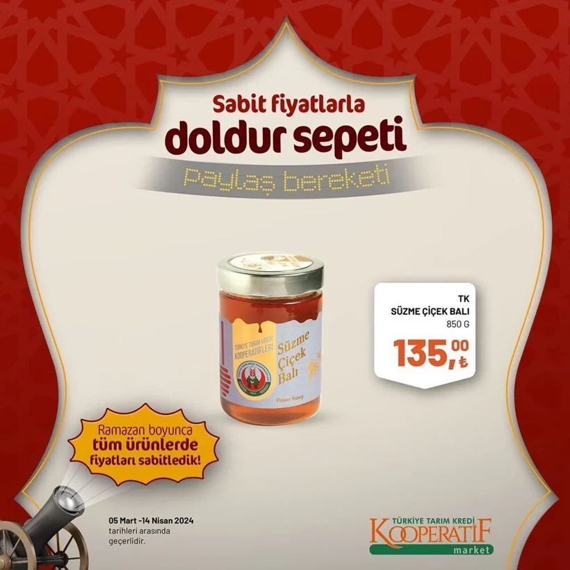 Tarım Kredi Kooperatif Market Ramazan ayı indirimleri! Kooperatif Market 24 Mart-14 Nisan 2024 indirimli ürünler - Resim: 25