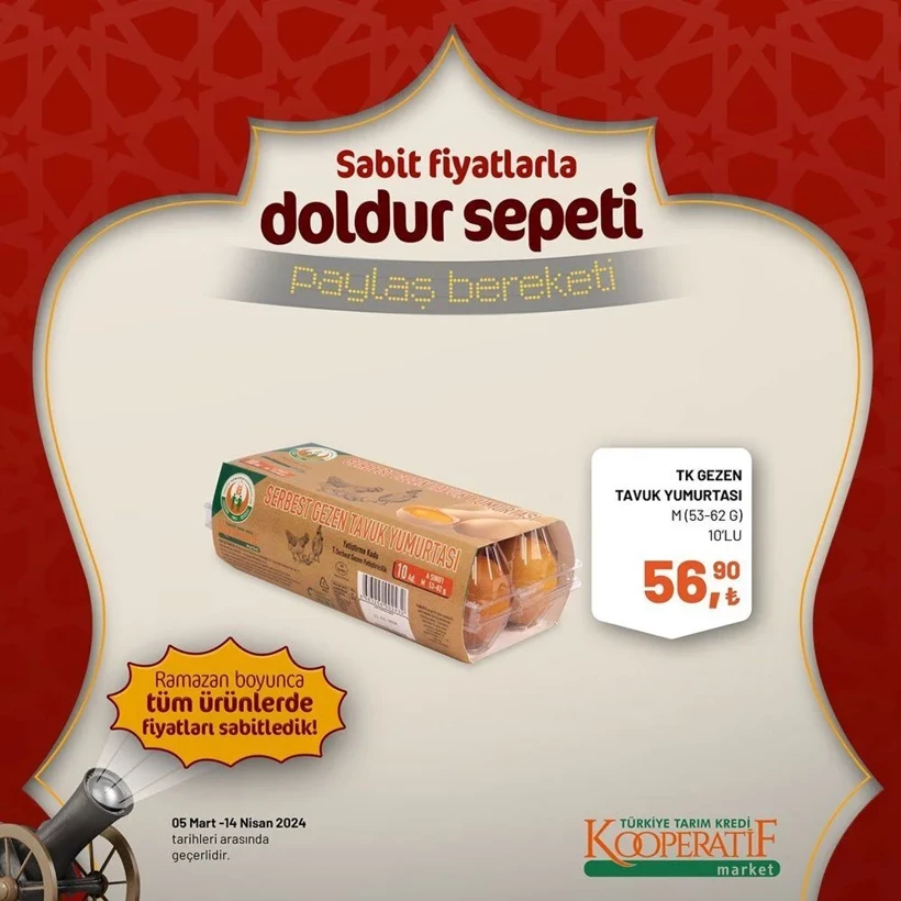 Tarım Kredi Kooperatif Market Ramazan ayı indirimleri! Kooperatif Market 24 Mart-14 Nisan 2024 indirimli ürünler - Resim: 9