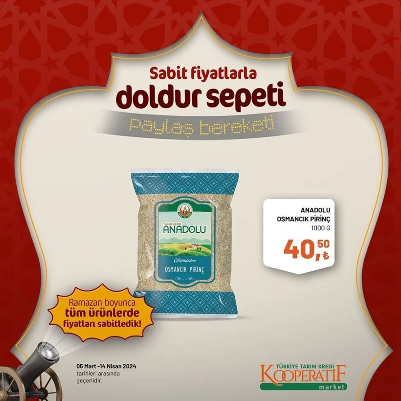Tarım Kredi Kooperatif Market Ramazan ayı indirimleri! Kooperatif Market 24 Mart-14 Nisan 2024 indirimli ürünler - Resim: 10
