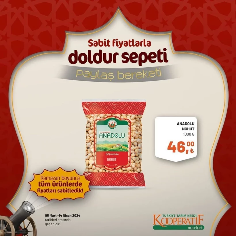 Tarım Kredi Kooperatif Market Ramazan ayı indirimleri! Kooperatif Market 24 Mart-14 Nisan 2024 indirimli ürünler - Resim: 7