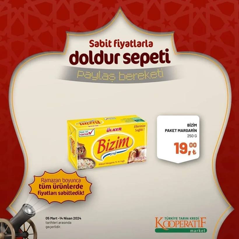 Tarım Kredi Kooperatif Market Ramazan ayı indirimleri! Kooperatif Market 24 Mart-14 Nisan 2024 indirimli ürünler - Resim: 13