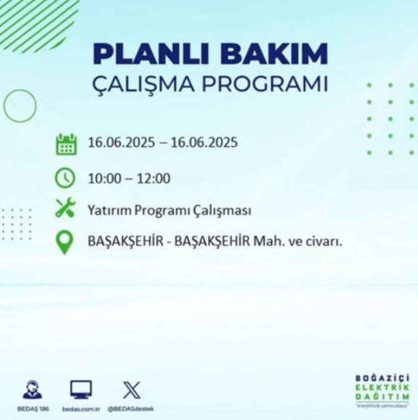 İSTANBUL ELEKTRİK KESİNTİSİ 16 HAZİRAN 2025 || Bahçelievler, Zeytinburnu, Bağcılar, Sultangazi’de elektrikler ne zaman gelecek? - Resim: 23