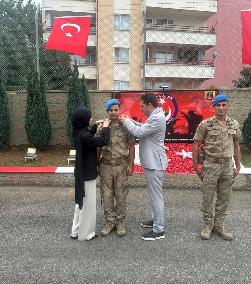 Rütbe Terfi Törenine Kaymakam Tuncer ve Başsavcı Koloğlu katıldı - Resim: 2