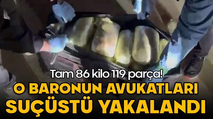 86 kilo 119 parça! Mardin barosu avukatlarına suçüstü