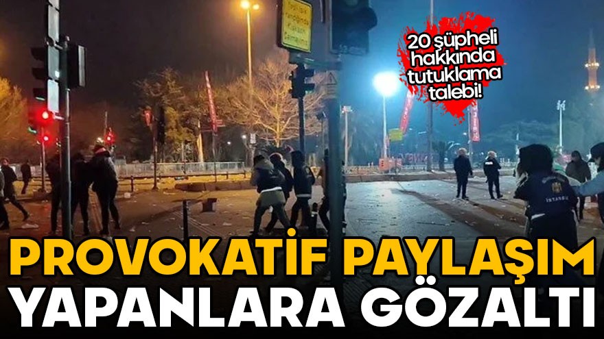 İmamoğlu'nun tutuklanmasının ardından provakatif paylaşımlara 58 gözaltı