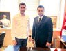 Çiçeği burnunda başsavcı vekiline hemşehrisinden ziyaret!
