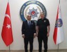 Başsavcı Osman Kara'dan Emniyet'e veda ziyareti! Müdür Kurt plaket takdim etti