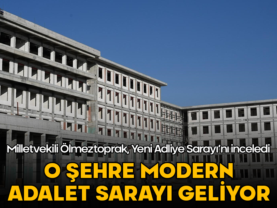 Malatya’nın yeni adalet merkezi hızla yükseliyor! Şehre modern Adalet Sarayı geliyor
