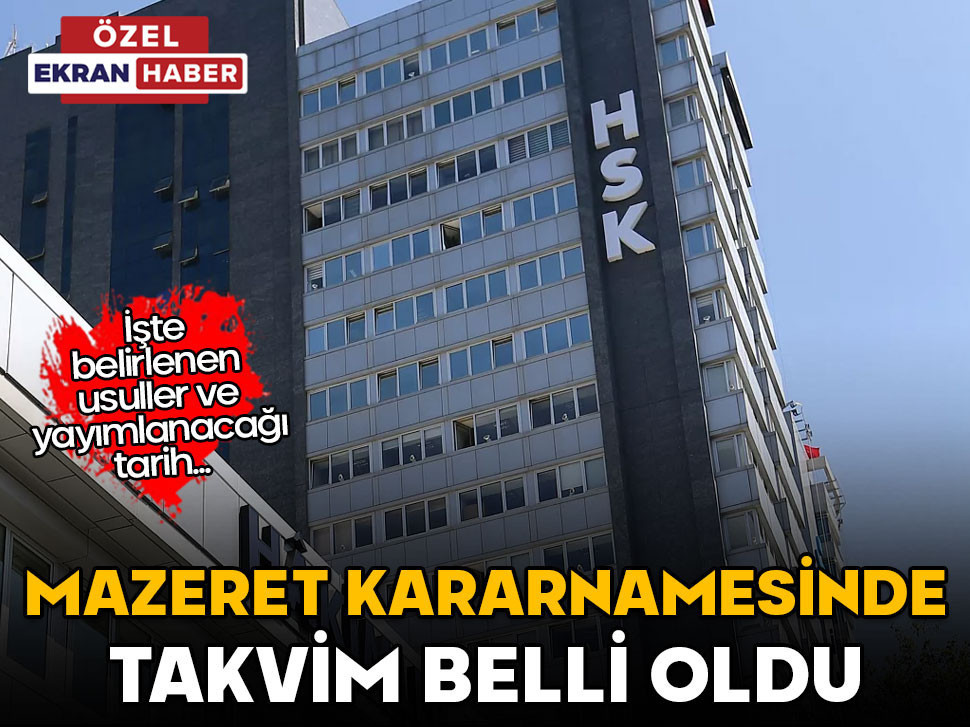 Mazeret kararnamesinde takvim belli oldu! İşte yayımlanacağı tarih...